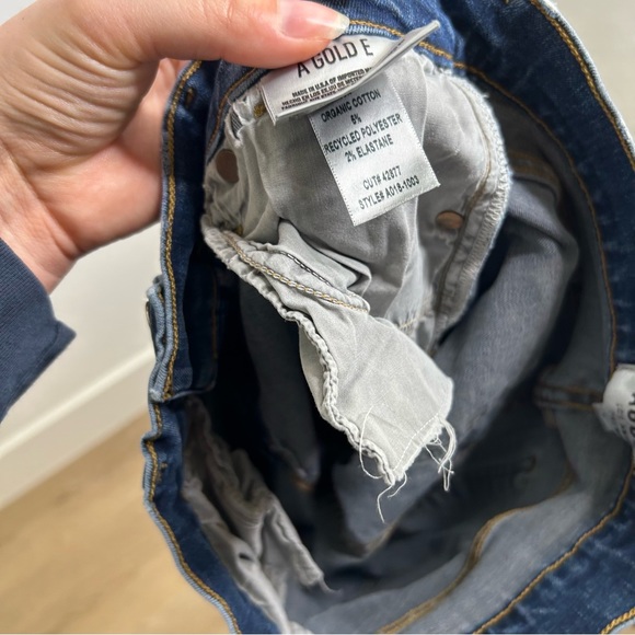 AGOLDE High Rise Dark Wash Skinny Jean 27 - Picture 15 of 15